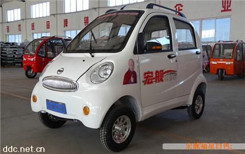  宏舰福星白色电动三轮车